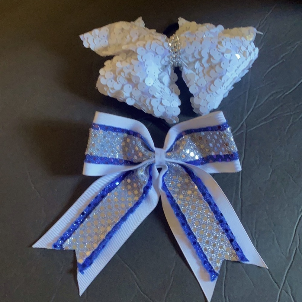 Hair Bows Big and Sparkly Brand New